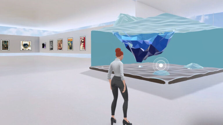 Museum/Iceberg Diagram for Visitor Experience in Spatial