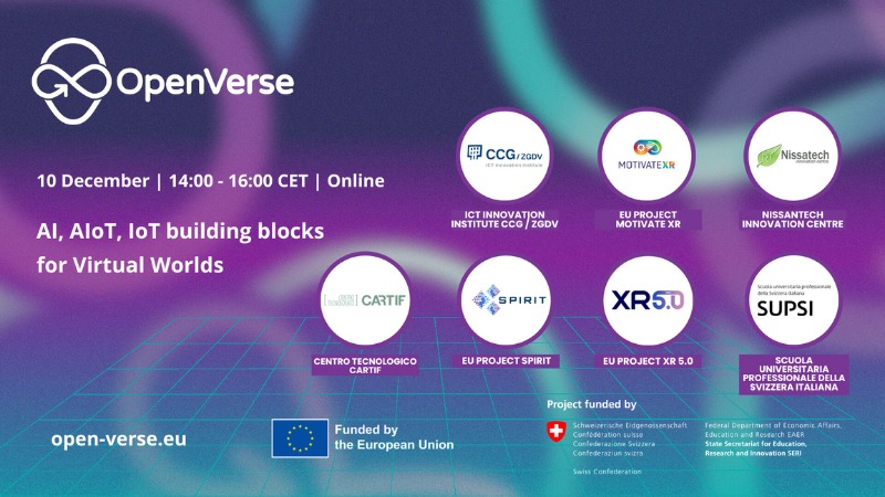 AI, AIoT, IoT building blocks for Virtual Worlds banner