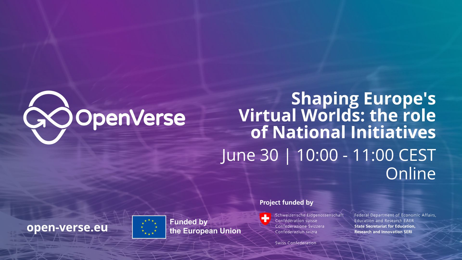 Shaping Europe's Virtual Worlds: the role of National Initiatives