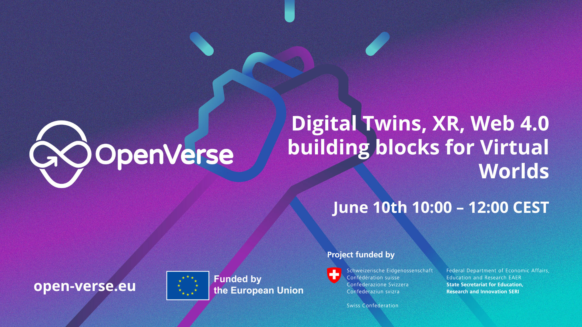 Digital Twins, XR, Web 4.0 building blocks for Virtual Worlds - banner