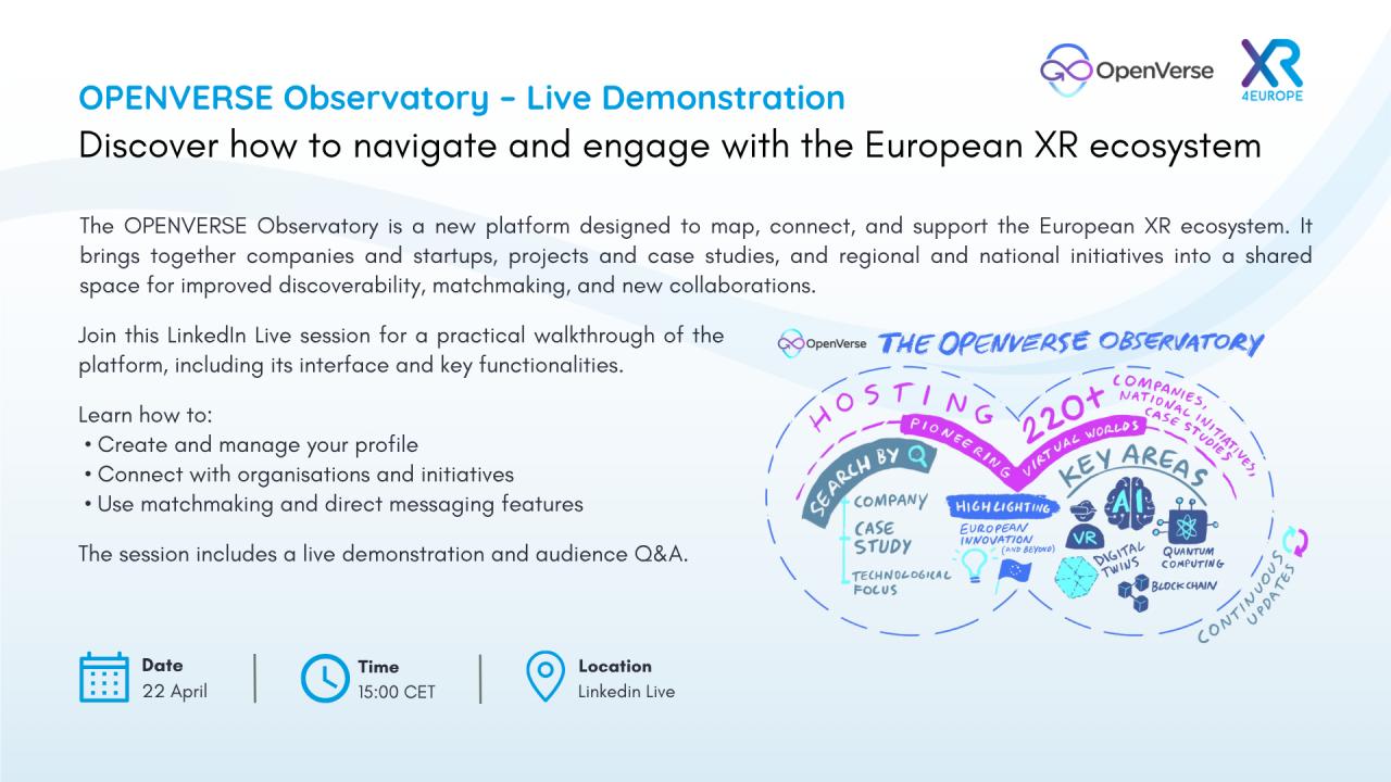 OPENVERSE Observatory - Live Demo - banner