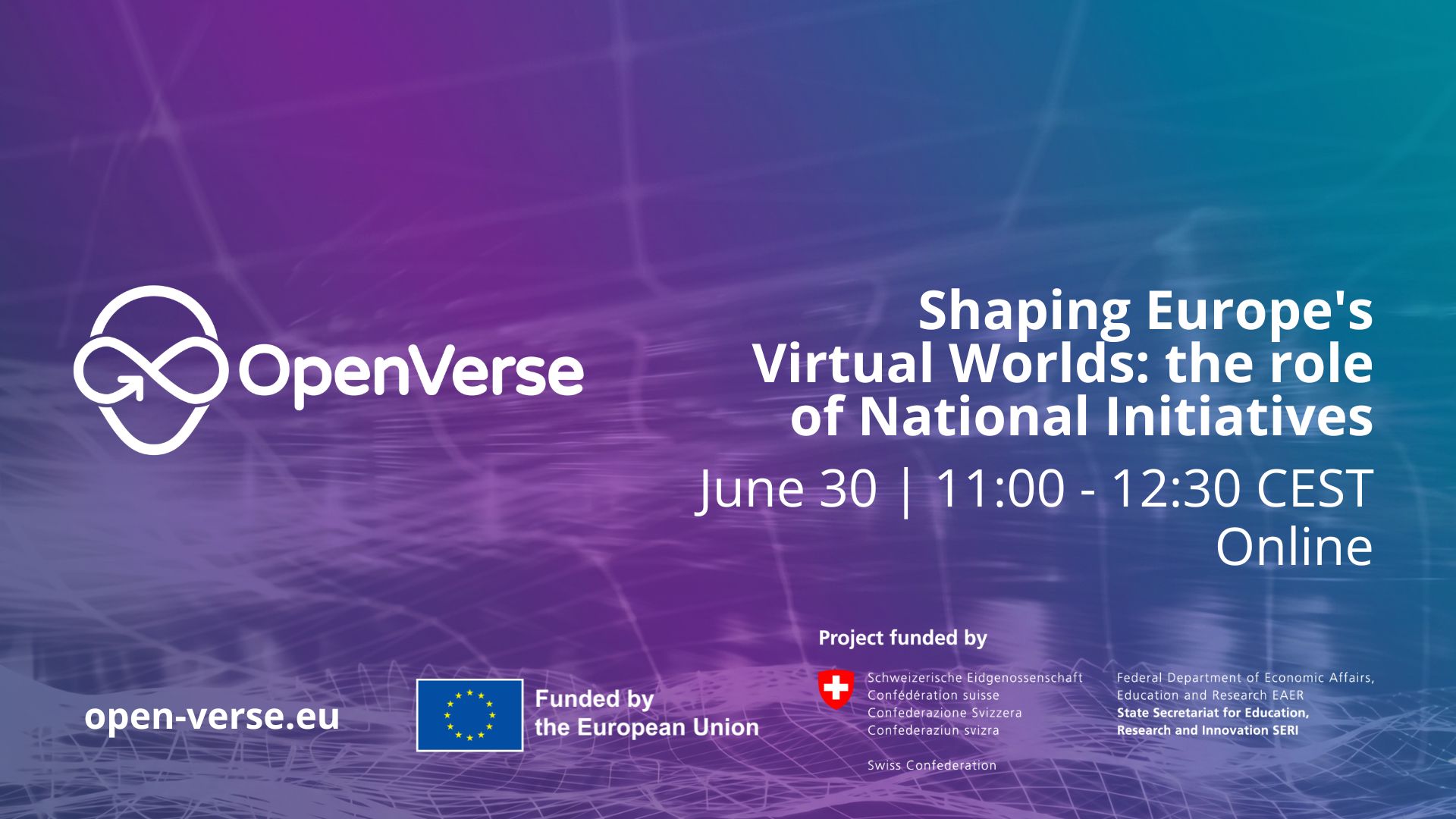 Shaping Europe's Virtual Worlds: the role of National Initiatives