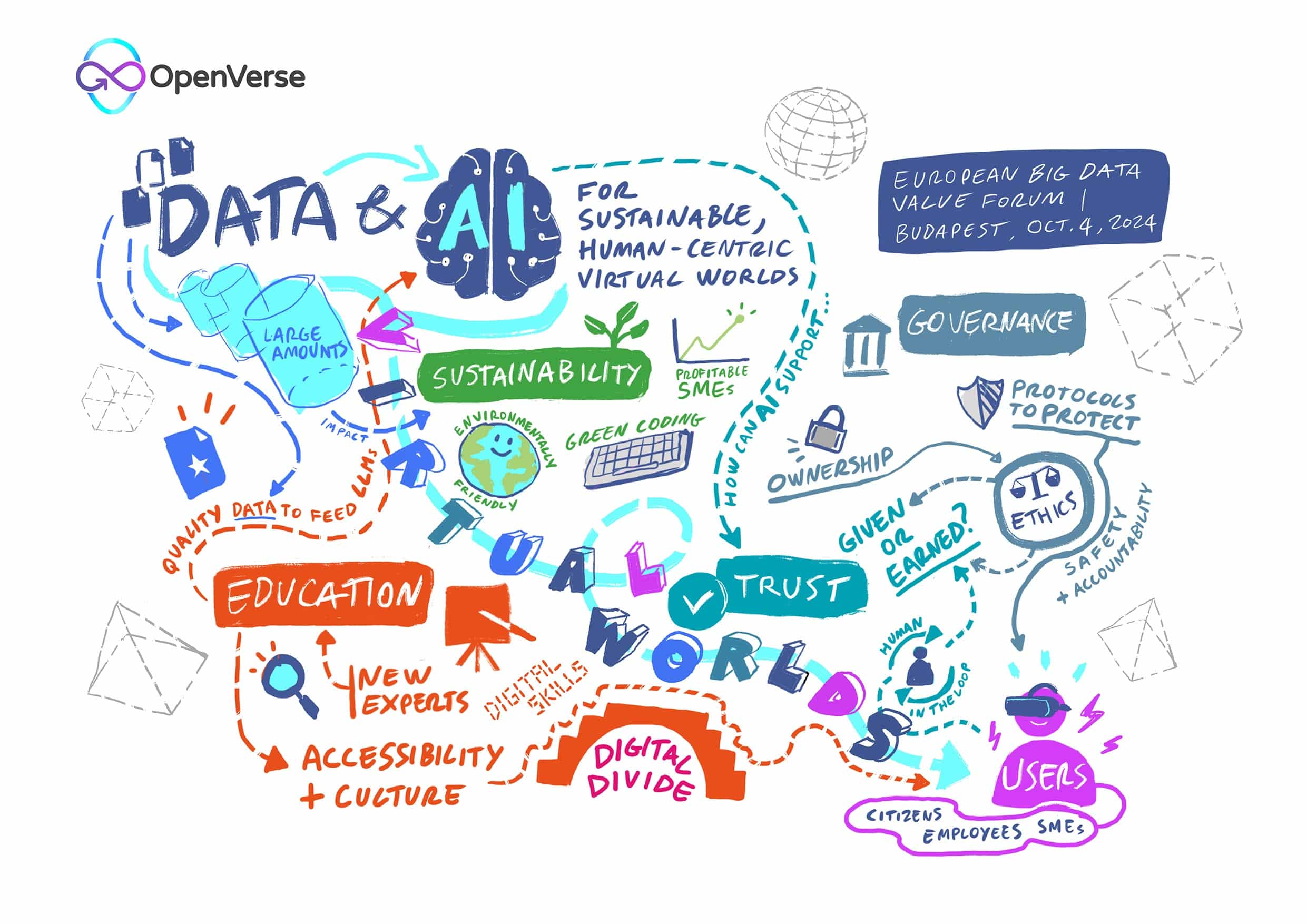 The OPENVERSE workshop at EBDVF 2024: recap infographics